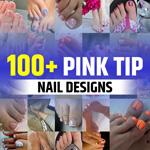 Pink French Tip Nails