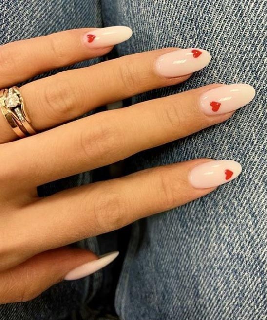 Pink Heart Nail Designs