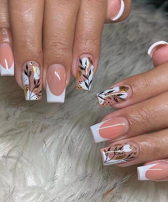 Pink Nails With Rhinestones