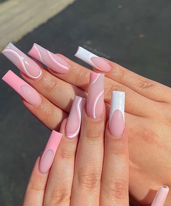 50+ Coffin Pink Nail Designs (2024) TailoringinHindi