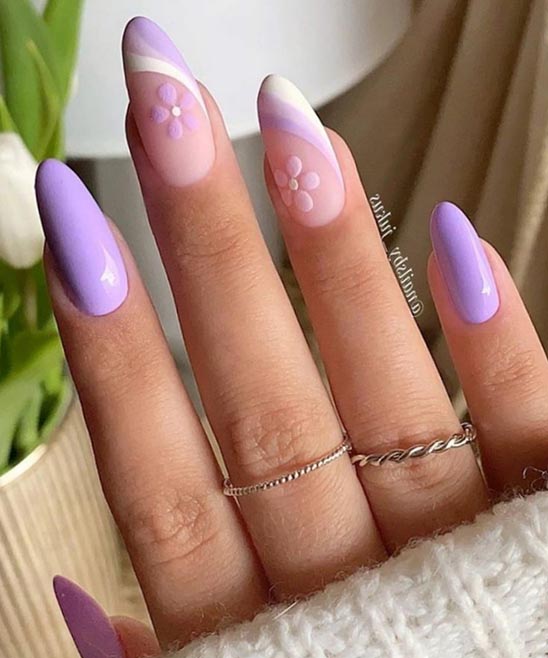 Pink Purple Nails