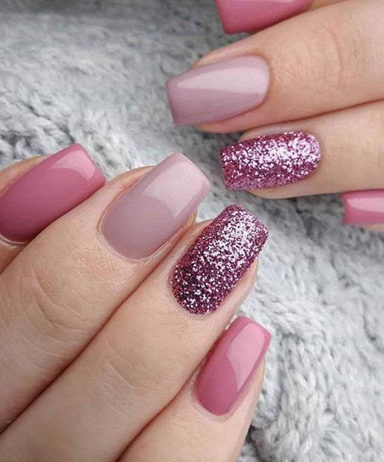Pink Tips Almond Nails