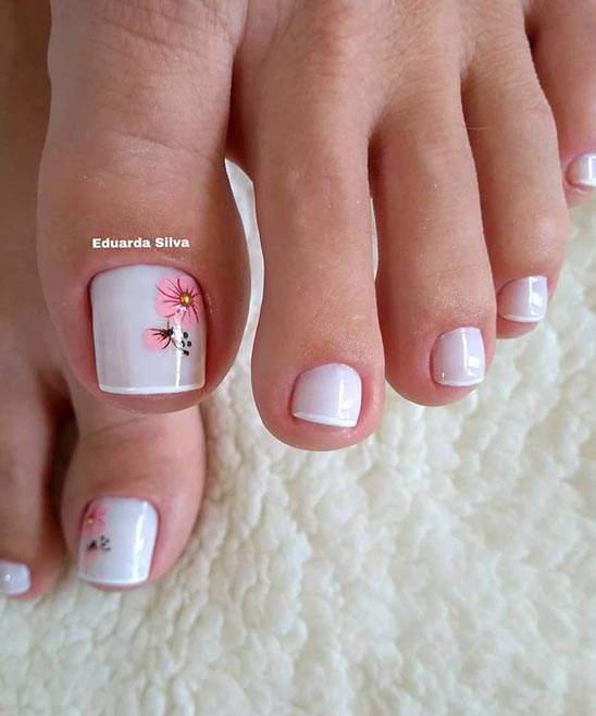 Pink and Purple Toe Nail Designs