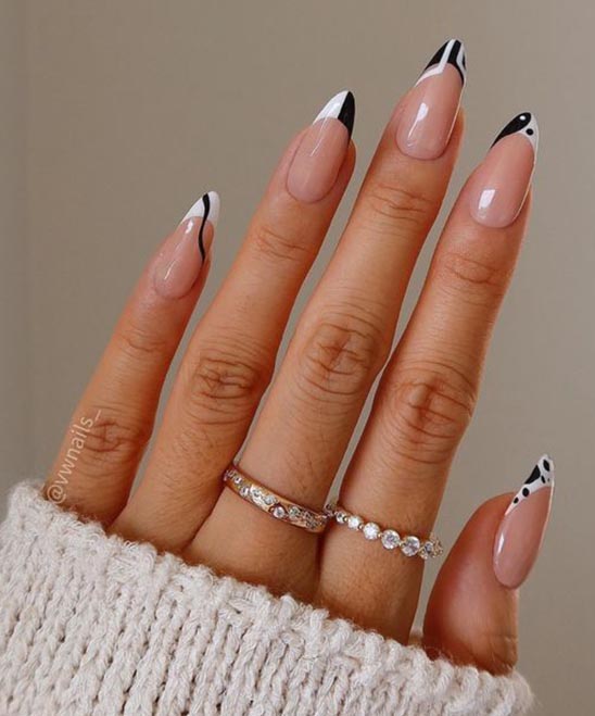 Pink and White Nail Ideas