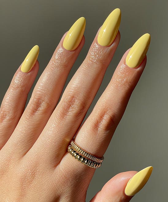 Pink and Yellow Nail Designs