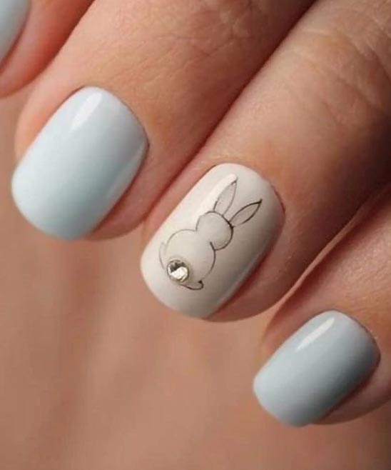 Playboy Bunny Nails Design