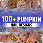 Pumpkin Nail Art