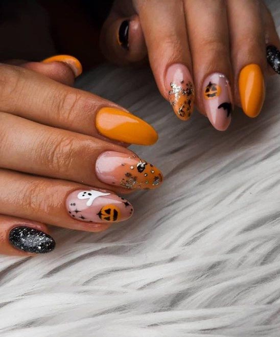 Pumpkin Nails Ideas