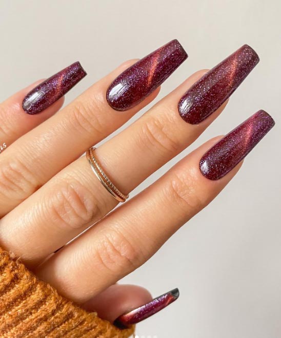 Purple Nail Colors for Fall