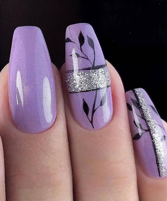 Purple Tip Nails