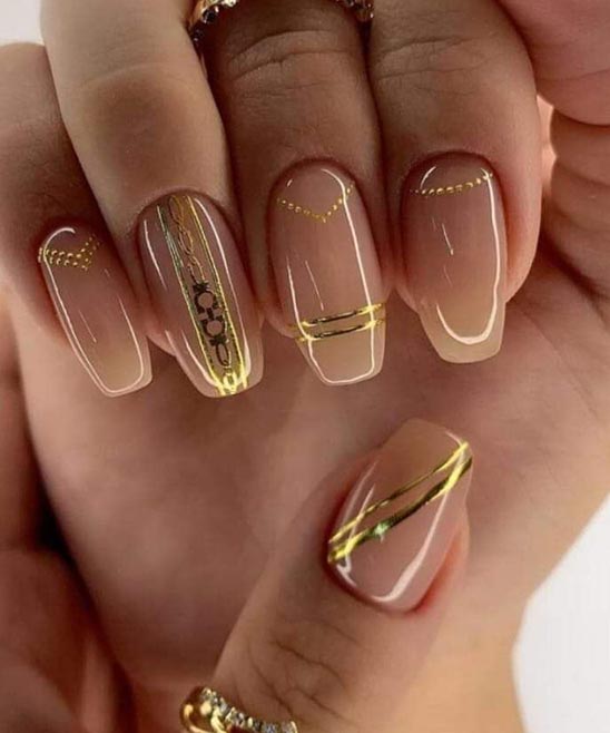 Purple and Gold Nails Pinterest