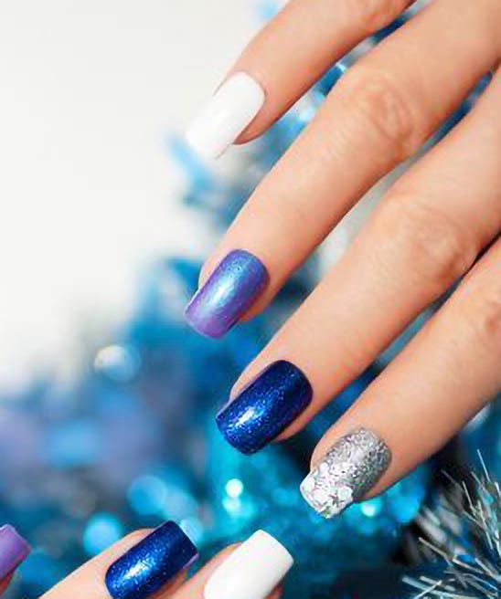 Red French Tip Christmas Nails