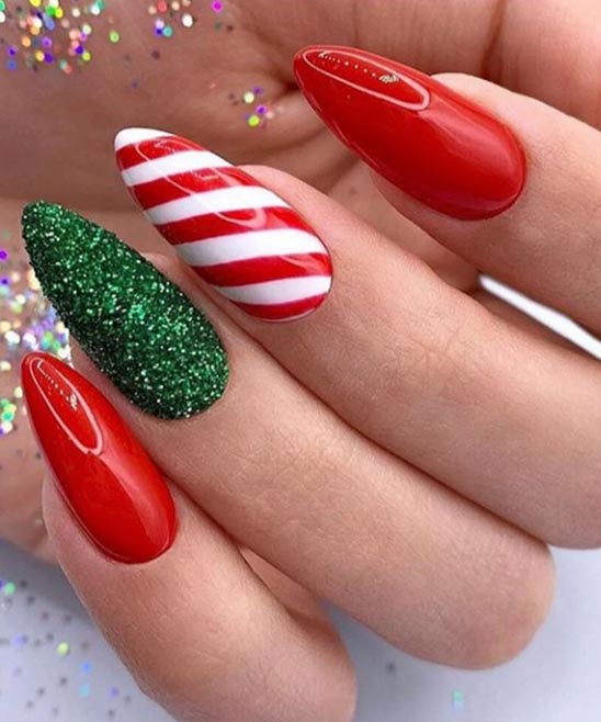 Red Nails for the Holidays