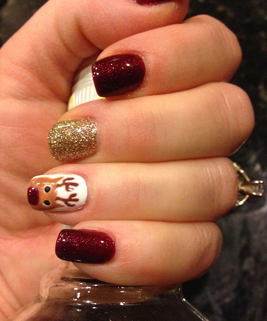 Reindeer Stickers for Nails