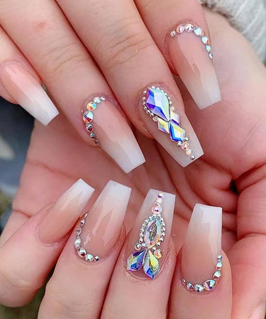 Rhinestone Bling Nails