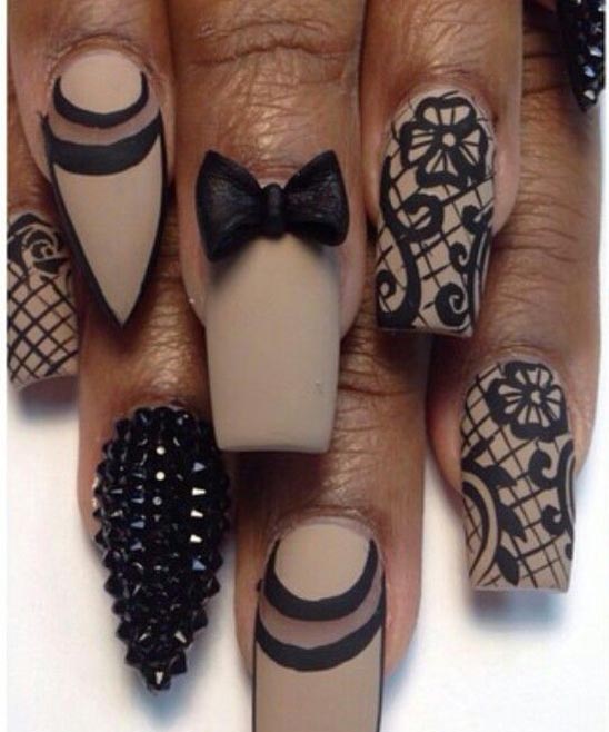 Rhinestone Nail Art Designs