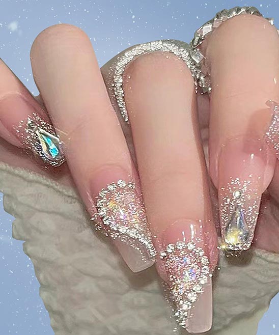 Rhinestone Nail Gem Designs