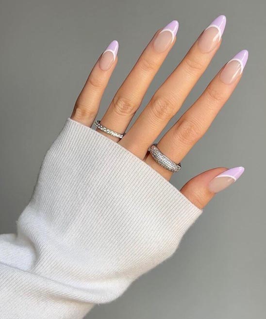 Rose Gold Almond Nail Designs