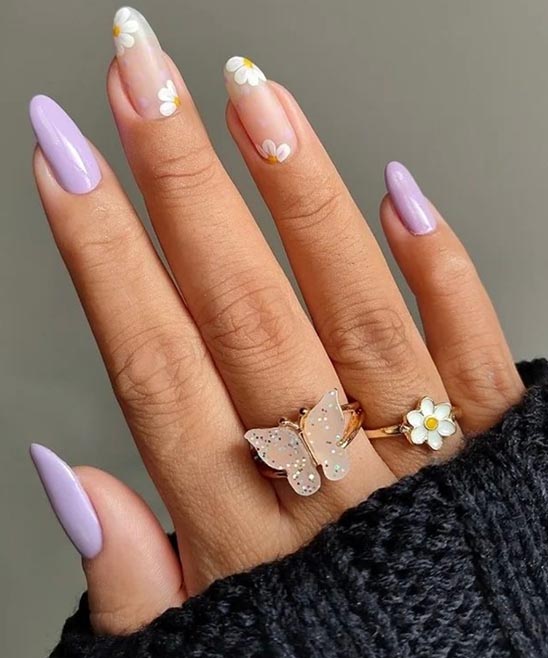 Rose Gold Almond Nails