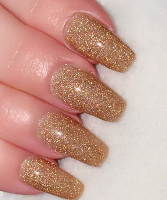 Rose Gold Chrome Nails