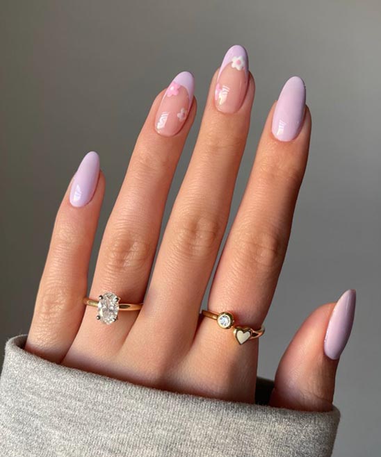 Rose Gold Nails Almond