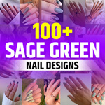Sage Green Nail Designs