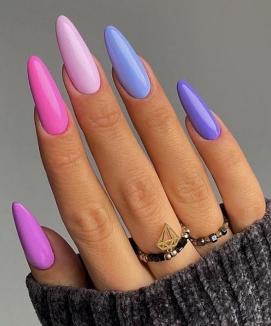 Short Almond Spring Nails