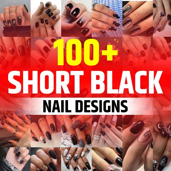 Short Black Nails