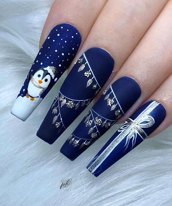 Short Nails Christmas Designs