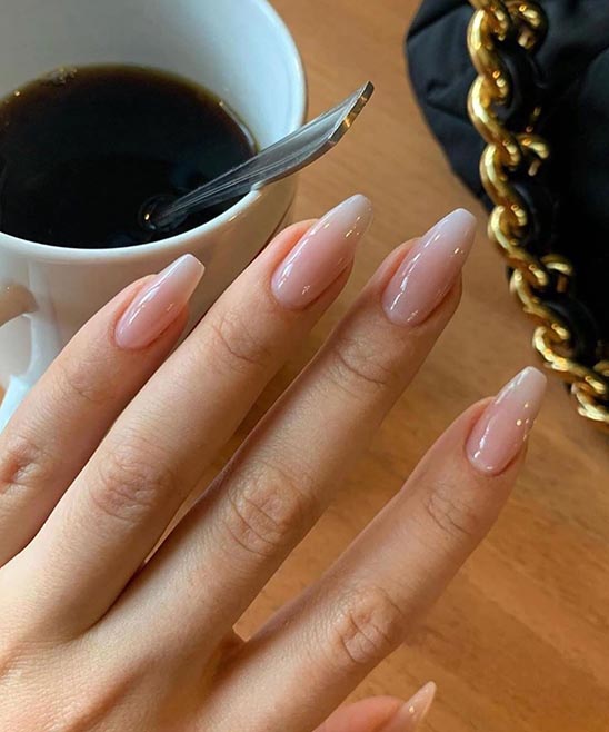 Short Oval Nails