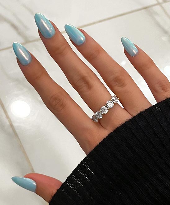 Short Spring Almond Nails