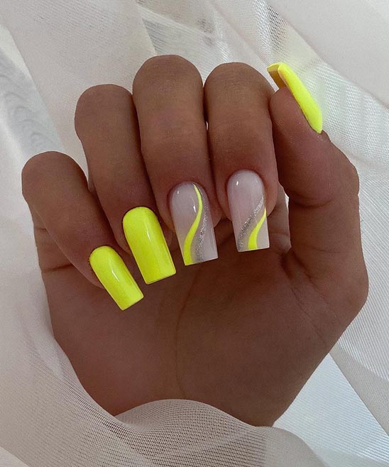 Short Yellow Nails