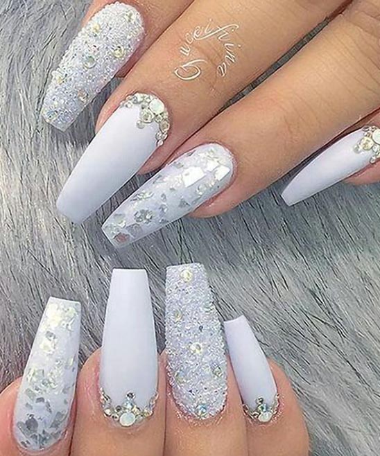 Silver and Gold Nail Designs