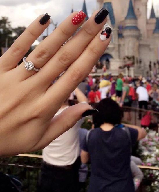 Simple Disney Acrylic Nails