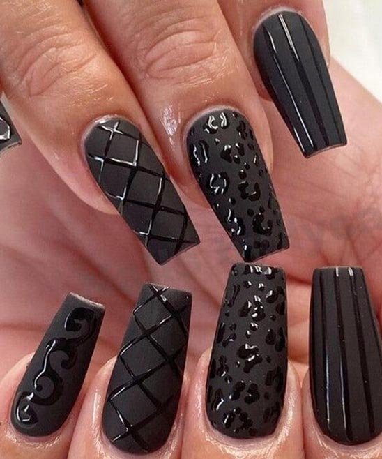 Simple Flower Nail Designs