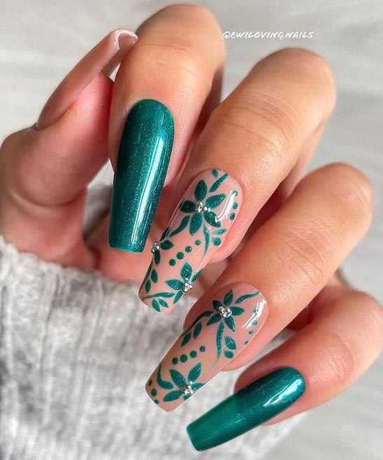 Simple Flower Toe Nail Designs