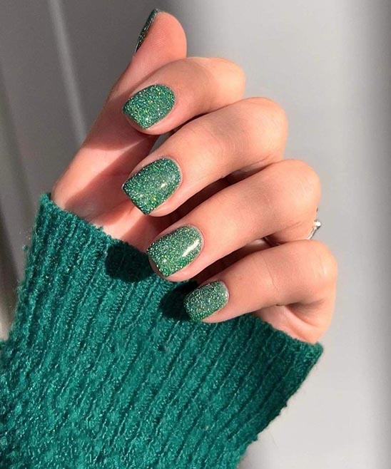 Simple St Patricks Day Nails