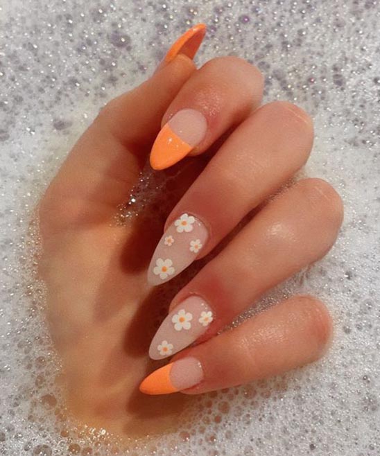 Spring Acrylic Nails Almond