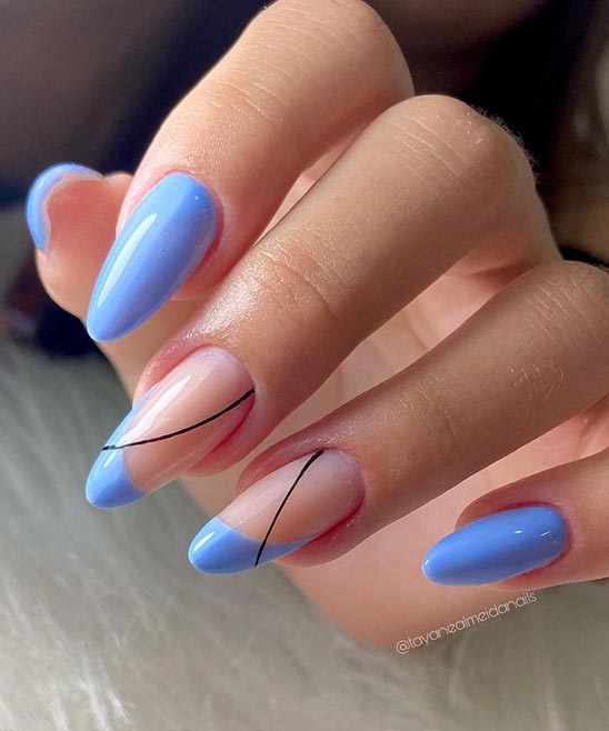 Spring Almond Acrylic Nails