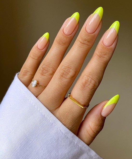 Spring Almond Shaped Nails