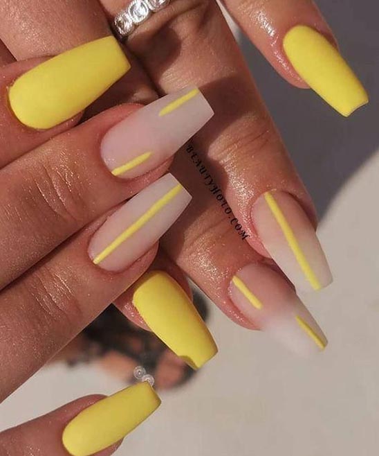 Spring Coffin Nails 2020