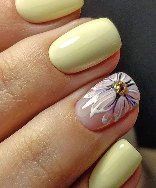 Spring Flower Nail Design