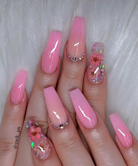 Spring Flower Nail Design