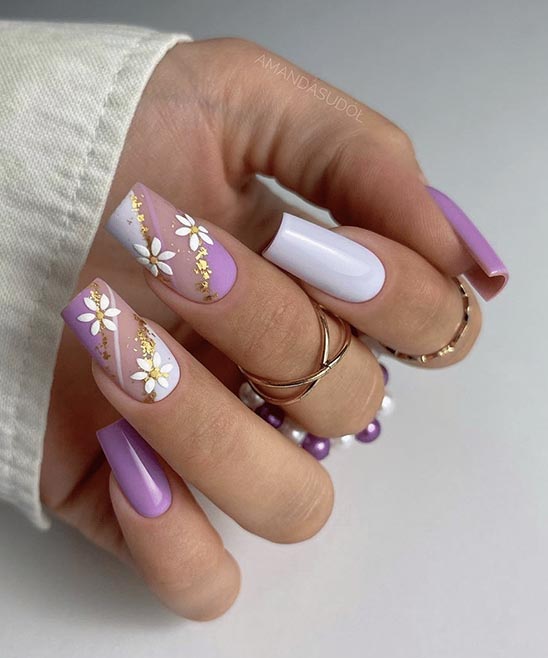 Spring Flower Nails
