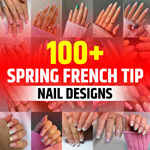 Spring French Tip Nail Designs