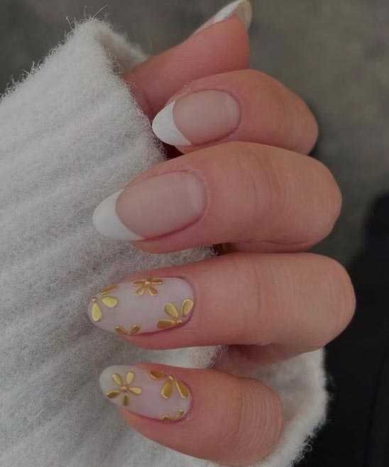 Spring French Tips Nails