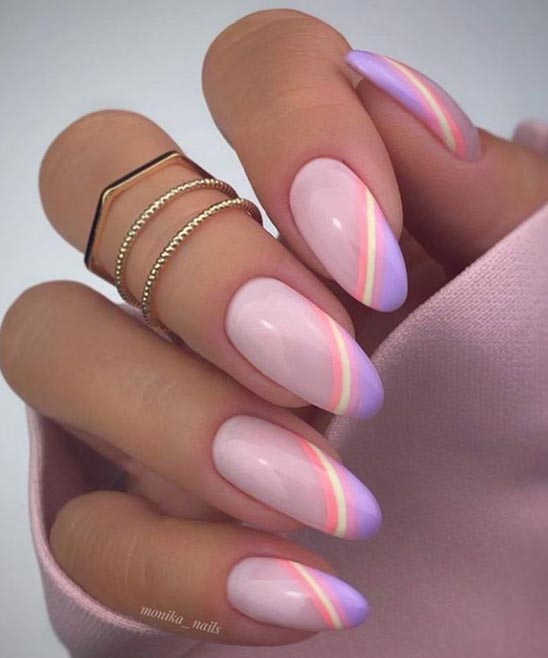 50+ Almond Shape Spring Nails (2024) - TailoringinHindi