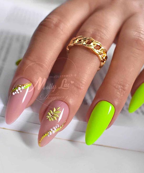 Spring Nail Ideas Almond Shape