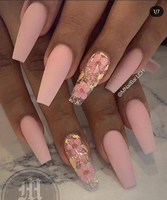 Spring Nails 2023 Coffin Shape