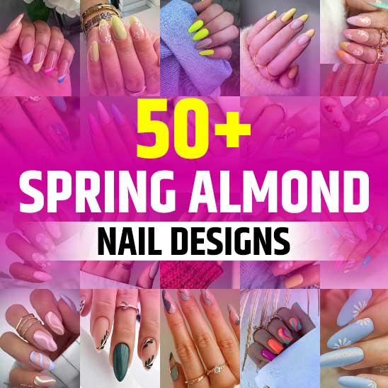 Spring Nails Almond